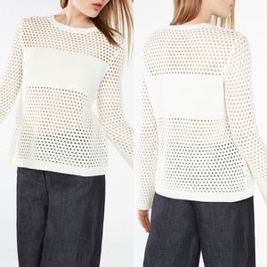 BCBGMAXAZRIA  》Joeli Mesh Pullover Sweater